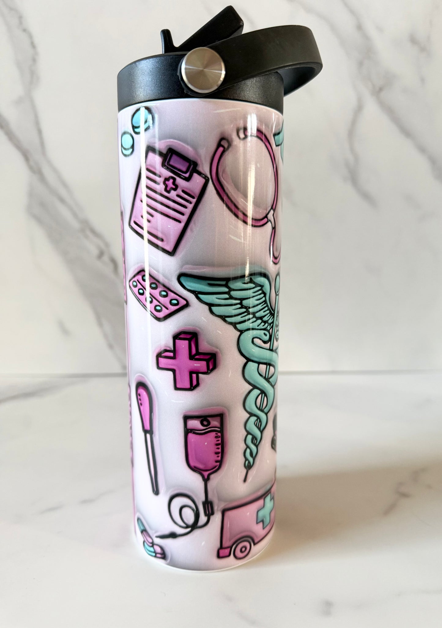 Nurse Spotted on Duty 20 oz Skinny Tumbler