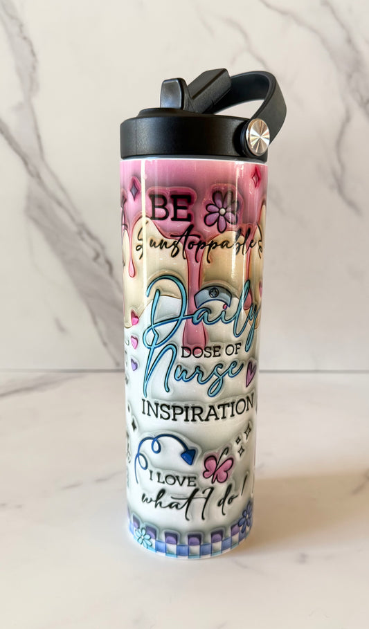 Nurse Inspirations 20 oz Skinny Tumbler