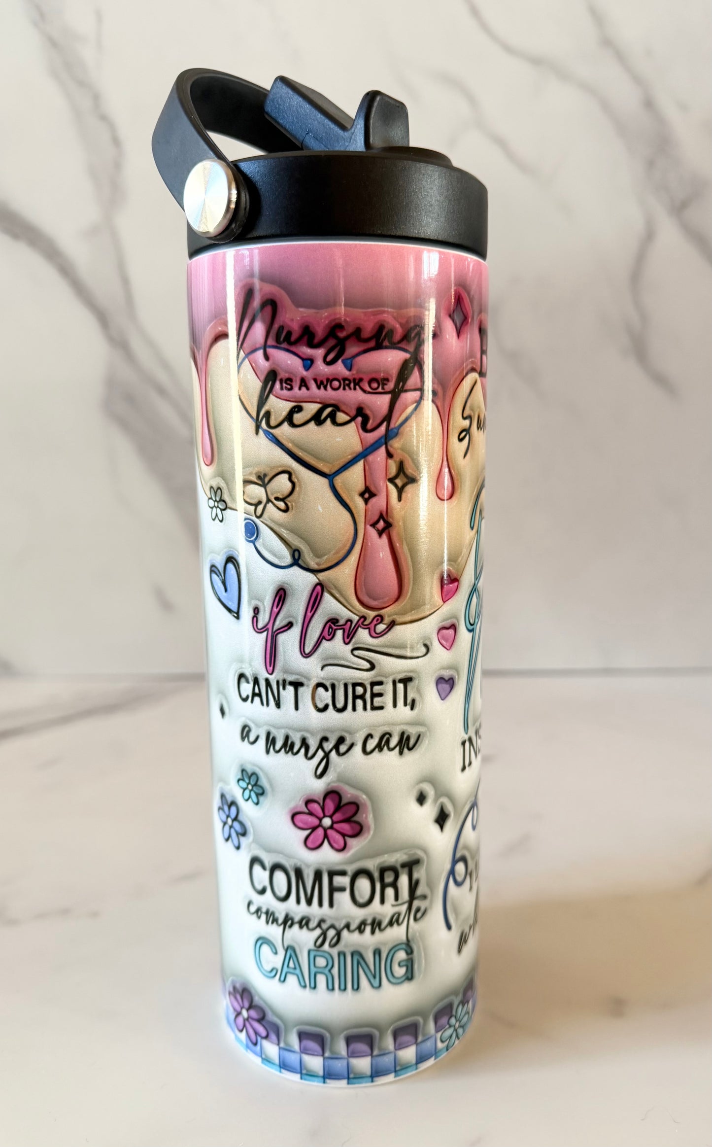 Nurse Inspirations 20 oz Skinny Tumbler