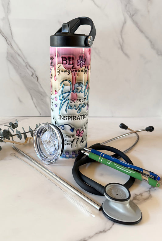 Nurse Inspirations 20 oz Skinny Tumbler
