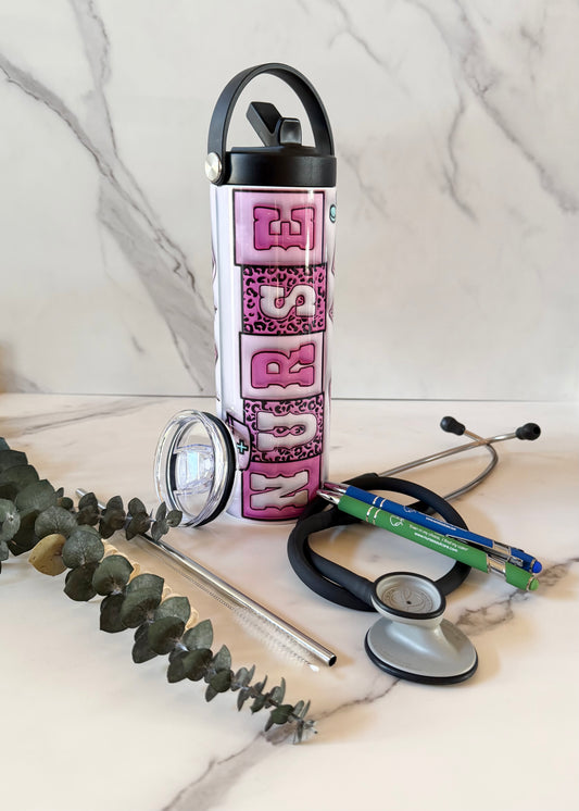 Nurse Spotted on Duty 20 oz Skinny Tumbler