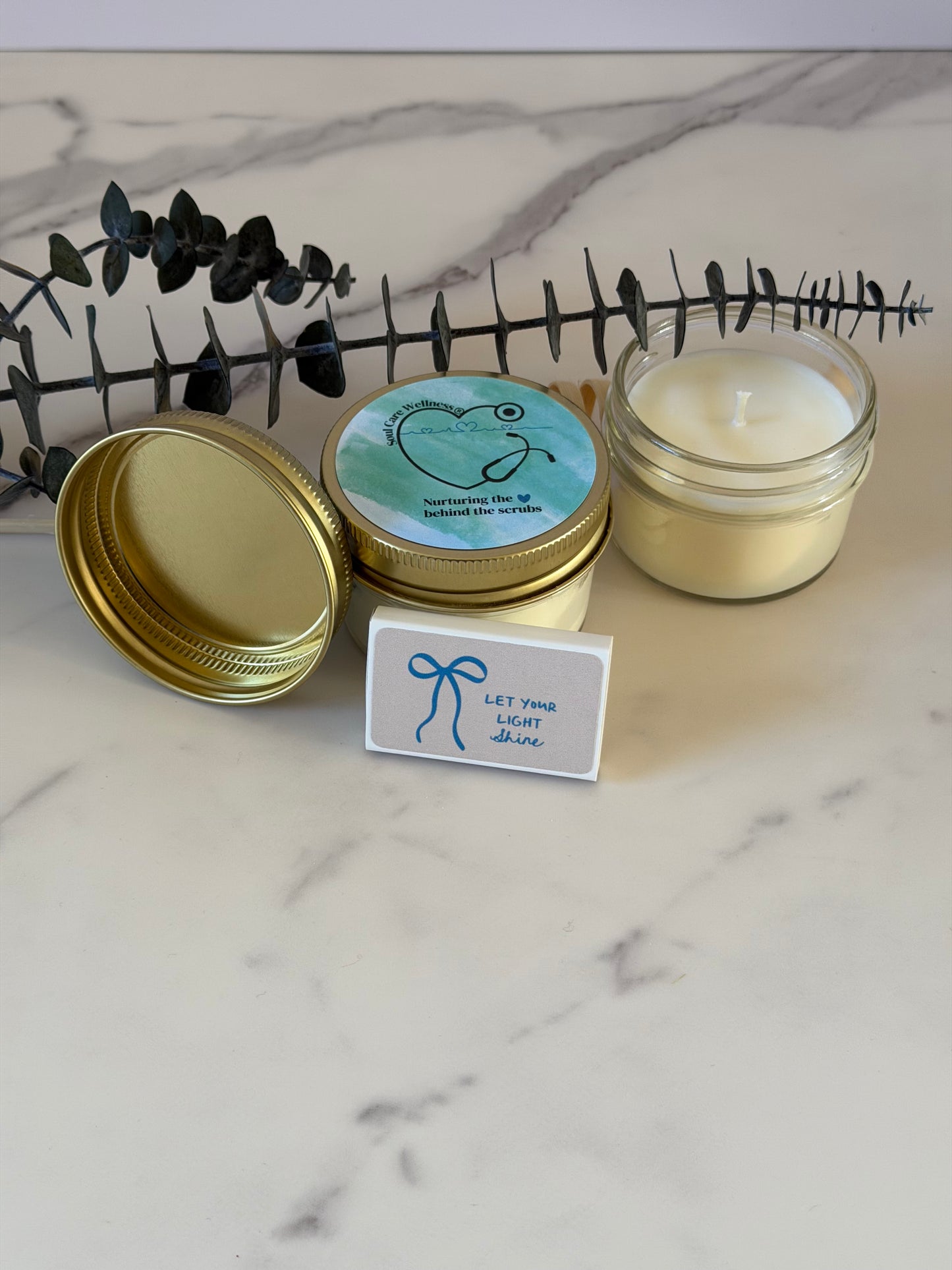 Lavender & Sea Salt Aromatherapy Candle - 4oz