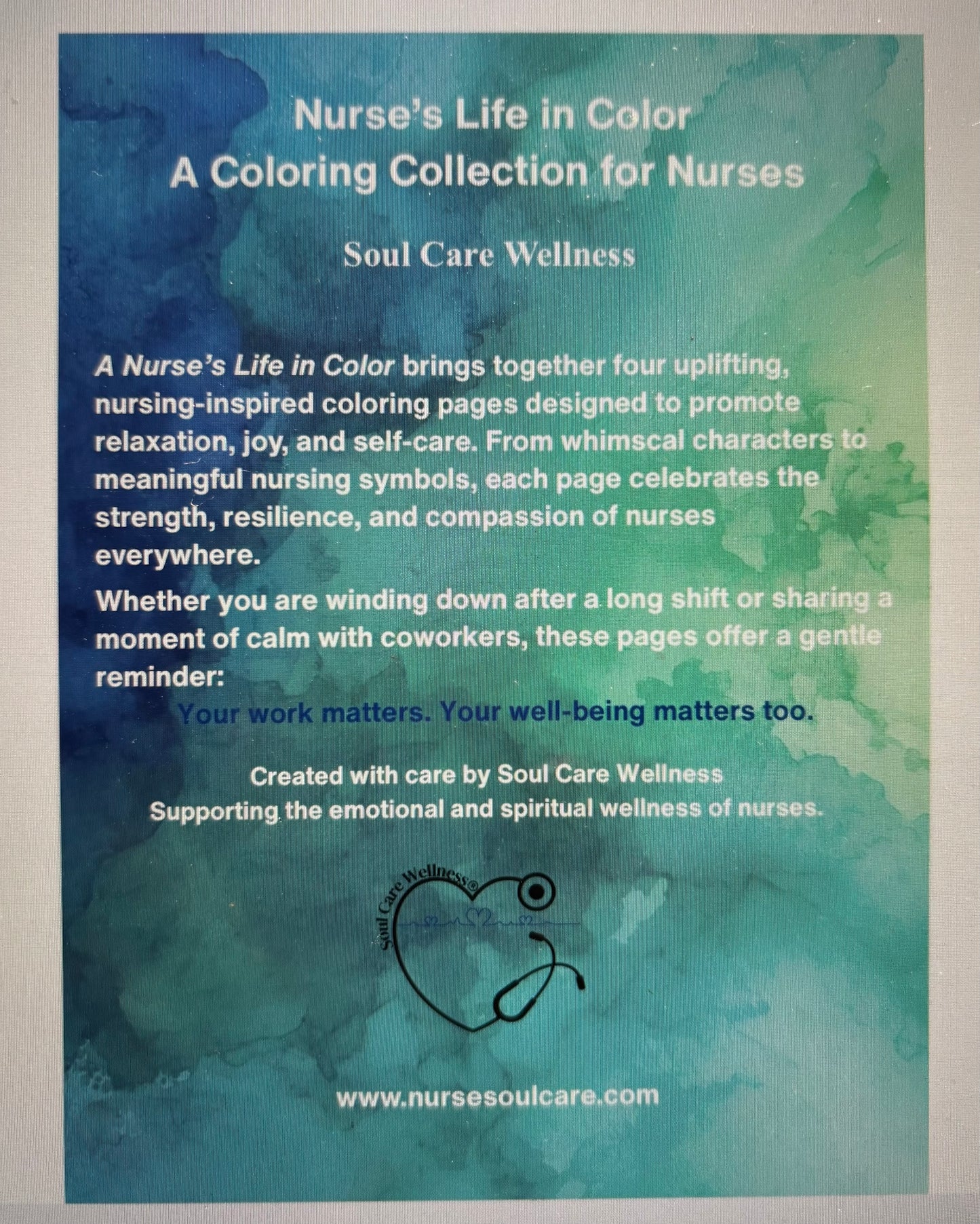 A Nurse's Life in Color - Coloring Collection for Nurses