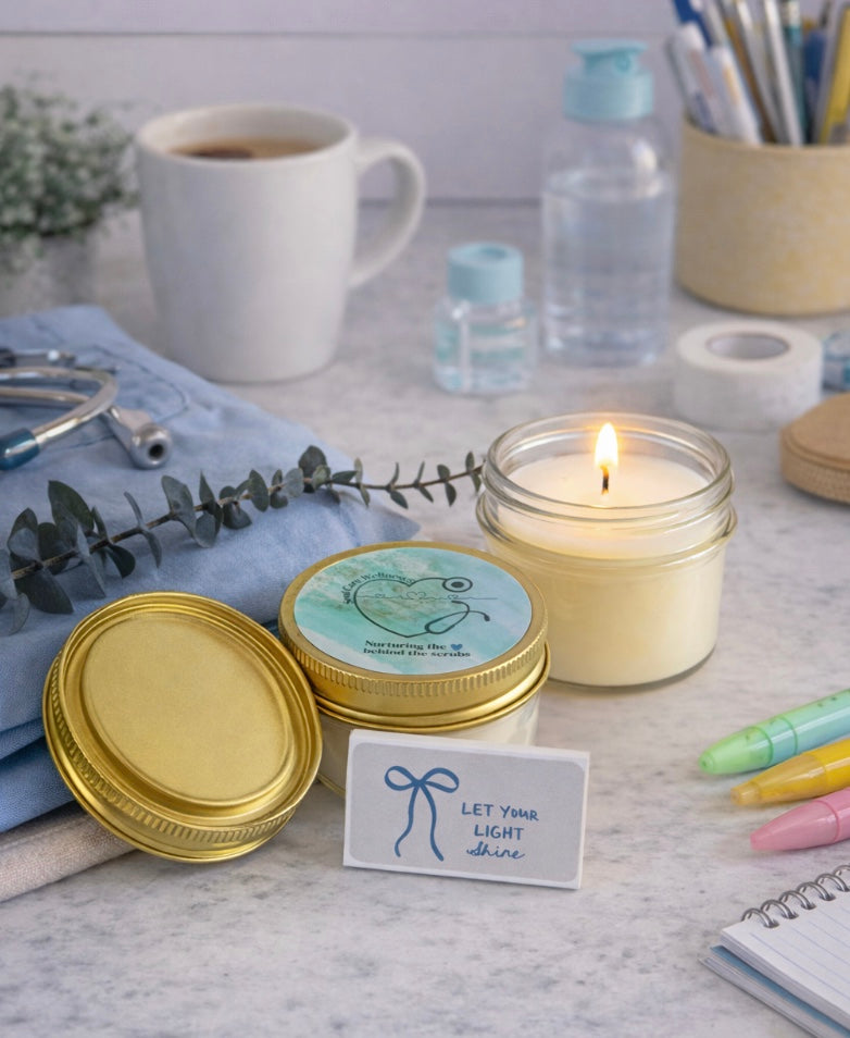 Lavender & Sea Salt Aromatherapy Candle - 4oz