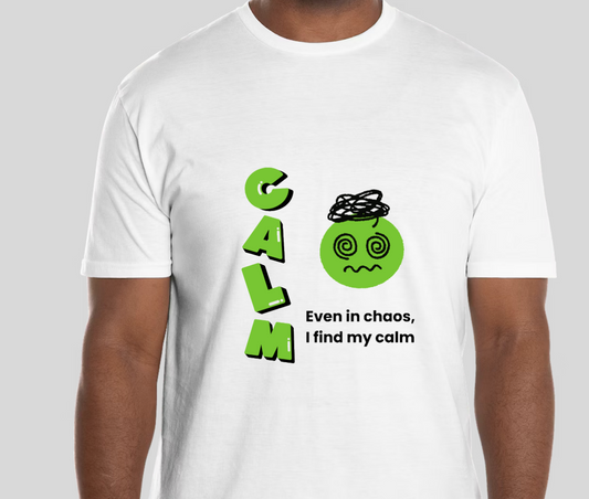 Calm Affirmation Short Sleeve-T-shirt